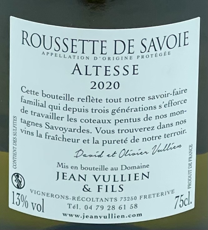 AOP Savoie - Jean Vullien 